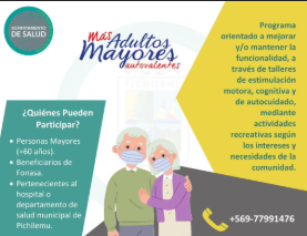 TALLER DE KINESIOLOGÍA MÁS ADULTOS MAYORES AUTOVALENTES